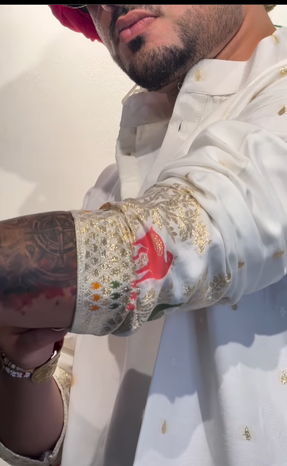 Rajwadi Multicolor Pagdi Kurta